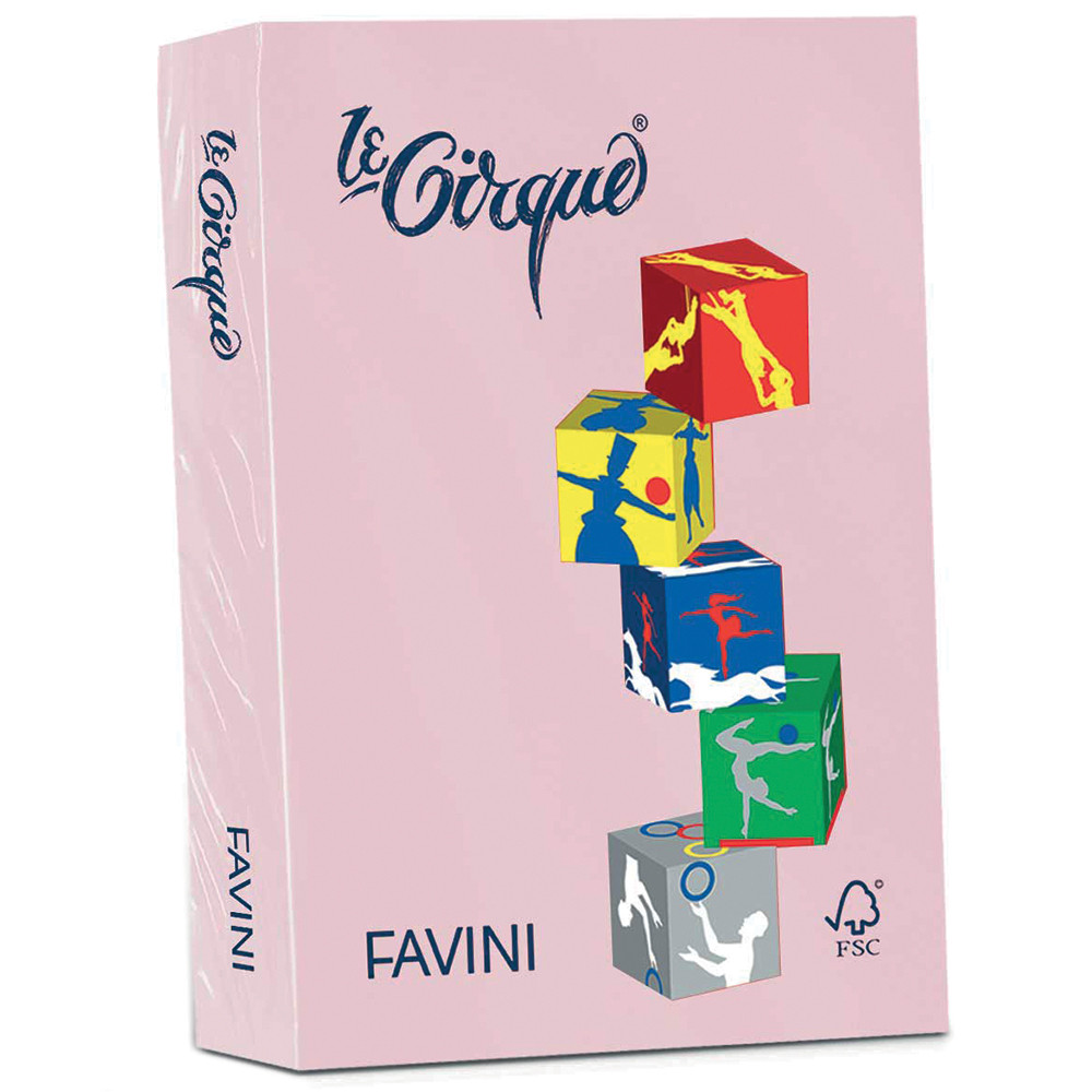 CARTA A3 FAVINI LE CIRQUE 80GR COLORI TENUI (CF.500FF)