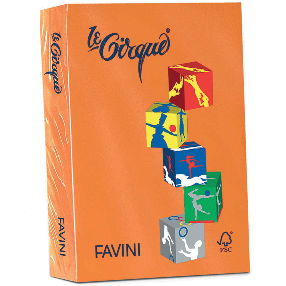 CARTA A3 FAVINI LE CIRQUE 80GR COLORI FORTI (CF.500FF)