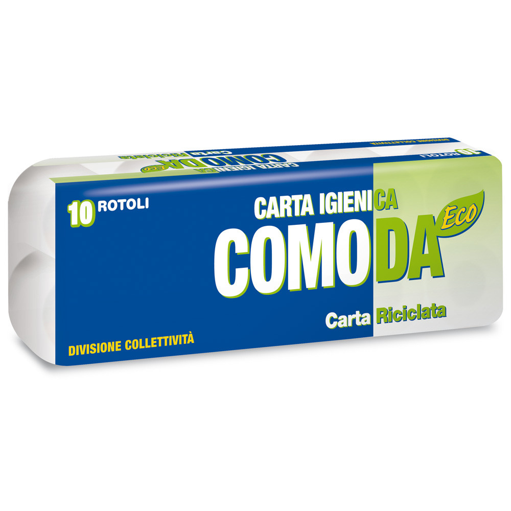 CARTA IGIENICA COMODA ECO 2 VELI  (CF10 ROTOLI)