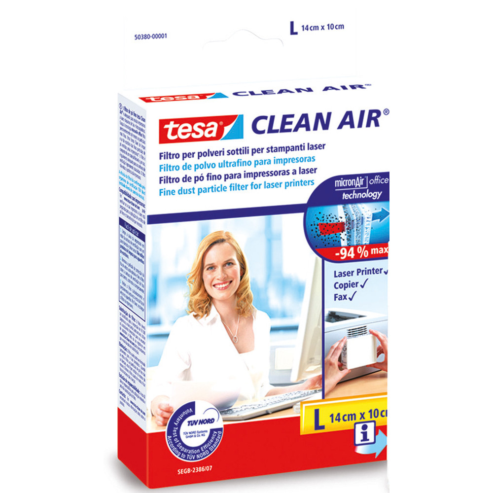 FILTRO PER STAMPANTE LASER TESA CLEAN AIR MISURA L 140X100MM
