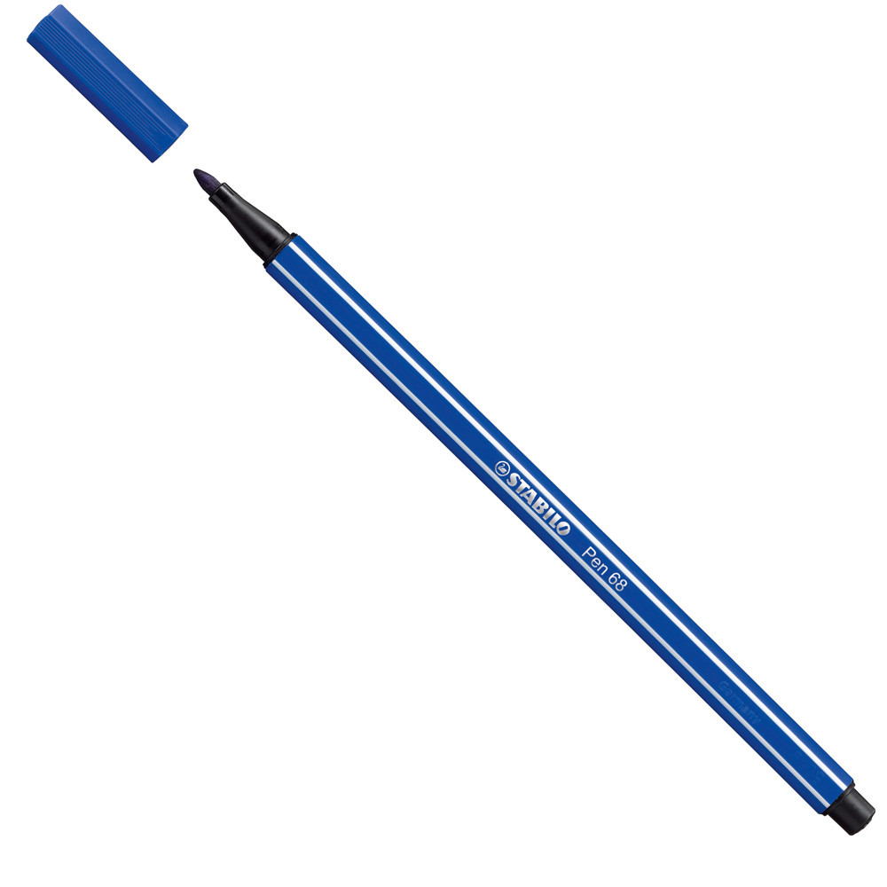 PENNARELLO STABILO PEN 68 P.TA FELTRO 1MM X GRAFICA INCH.BASE ACQUA INODORE