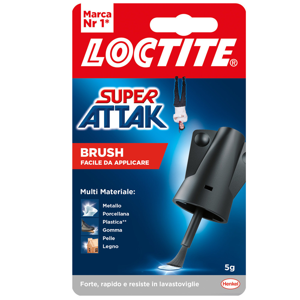 COLLA LOCTITE SUPER ATTAK EASY BRUSH 5GR C/PENNELLO