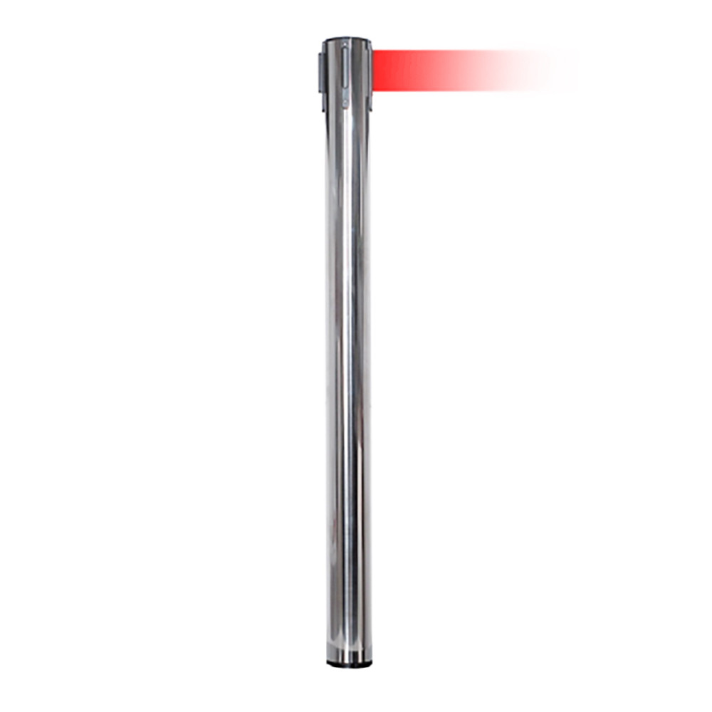 COLONNINA DI PERCORSO EKO NASTRO ROSSO 1,80MT H90C