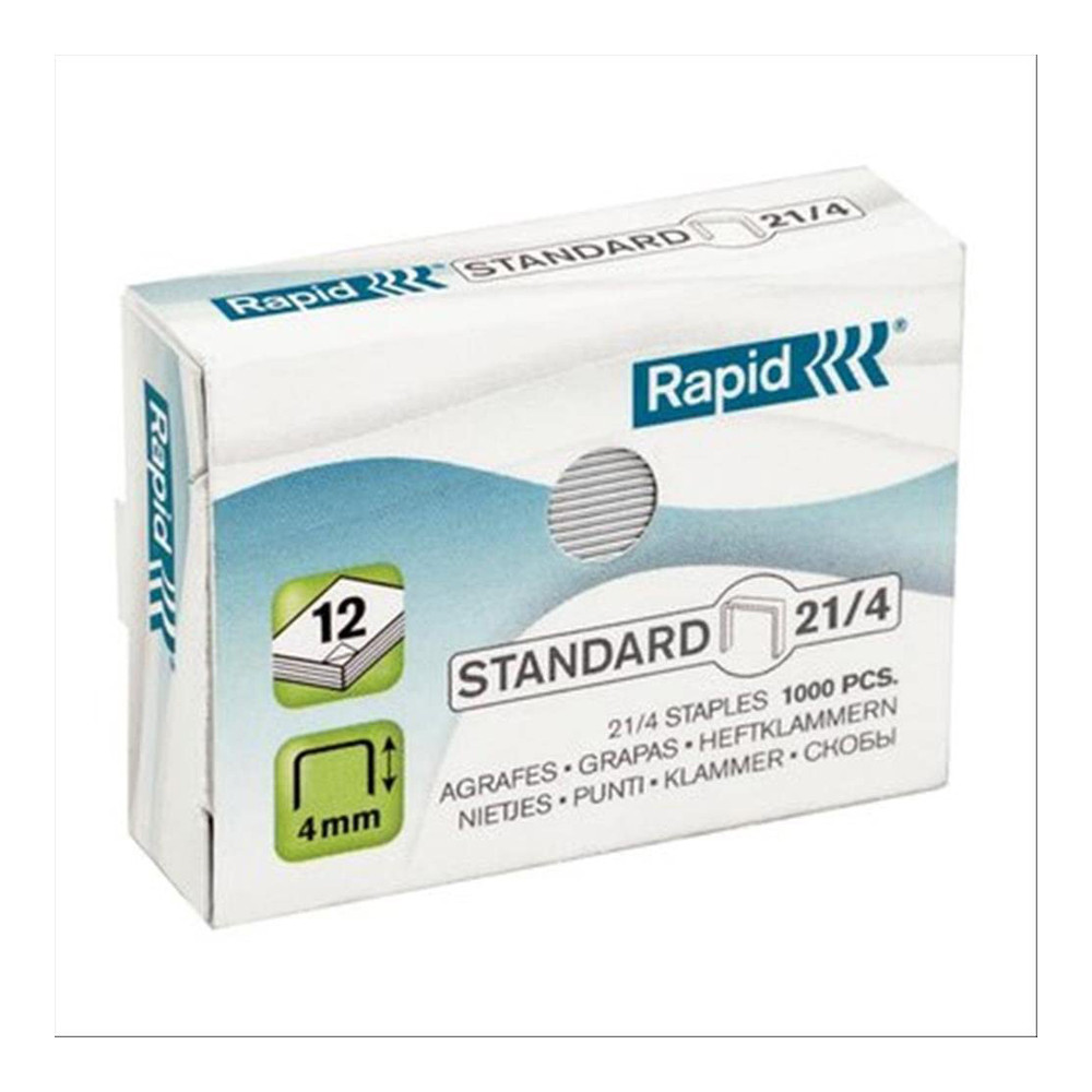 PUNTI METALLICI RAPID 21/4 (CF.10X1000PZ)