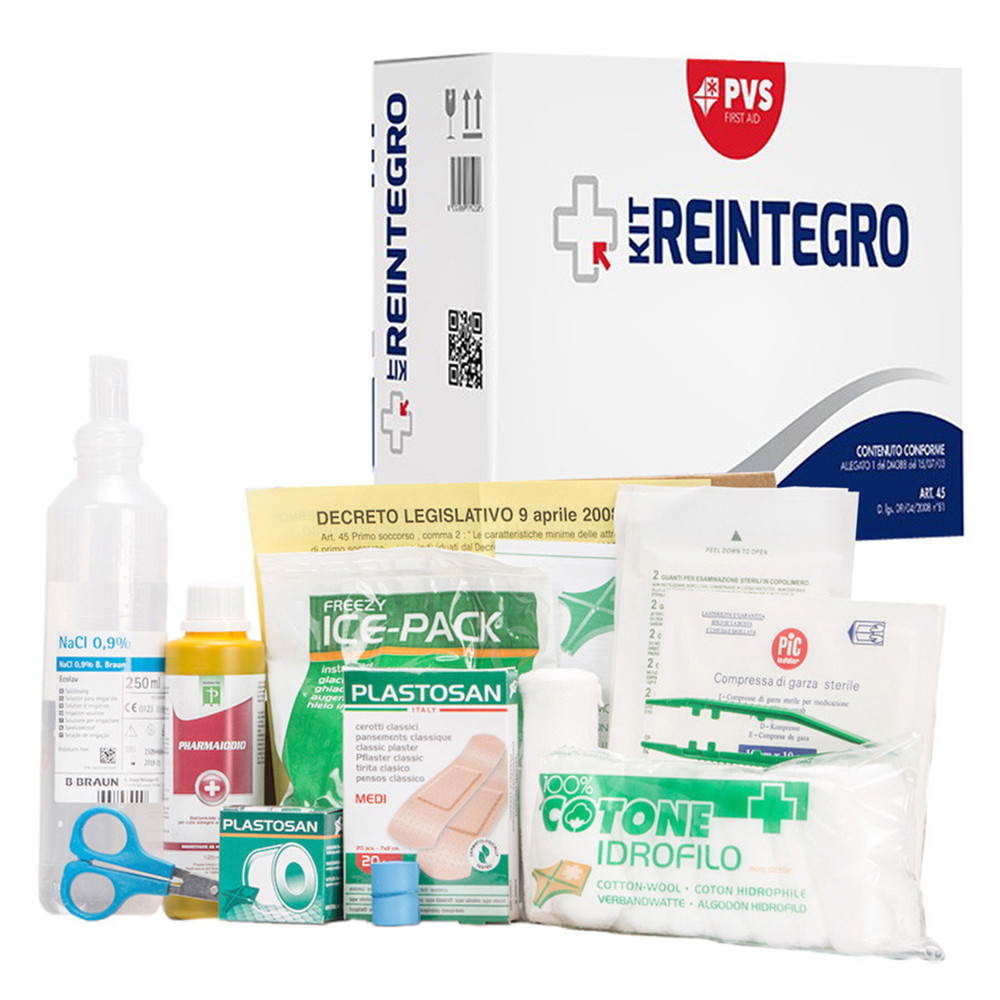 KIT DI REINTEGRO PRONTO SOCCORSO - FINO A 2 DIPENDENTI