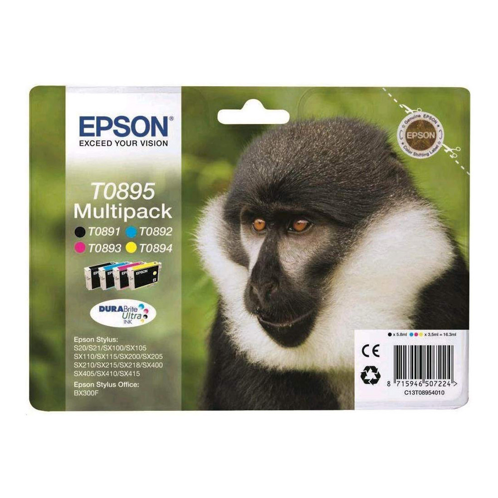 C13T08954010 CARTUCCIA EPSON MULTIPACK STY S20/S21