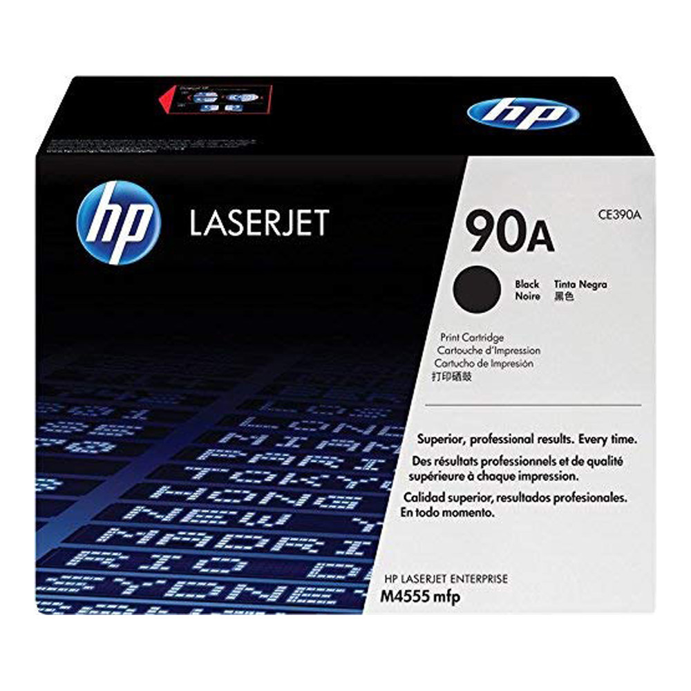 90A TONER HP CE390A PER LASERJET ENTERPRISE M4555