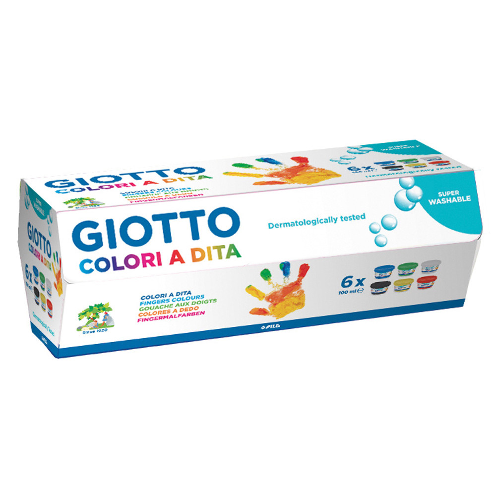 COLORI A DITA GIOTTO (CF.6 BARATTOLI 100ML)
