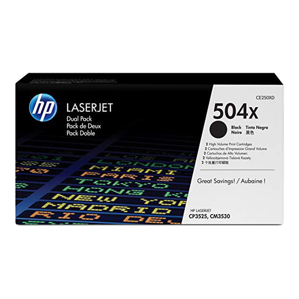 CE250XD TONER HP LJ XP3520 DUAL PACK NERO