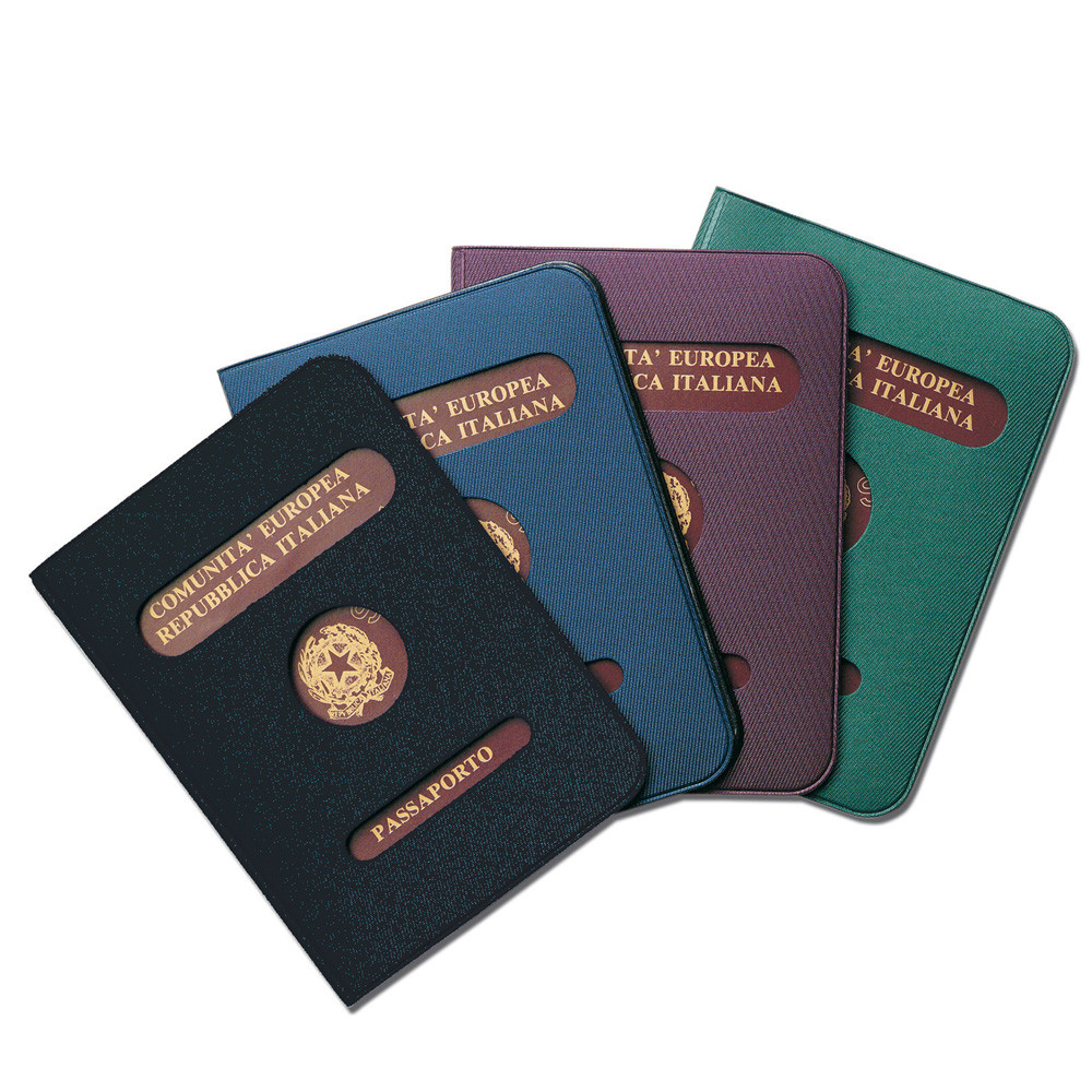 CUSTODIA PVC COLORATO PORTA PASSAPORTO (CF.36PZ)