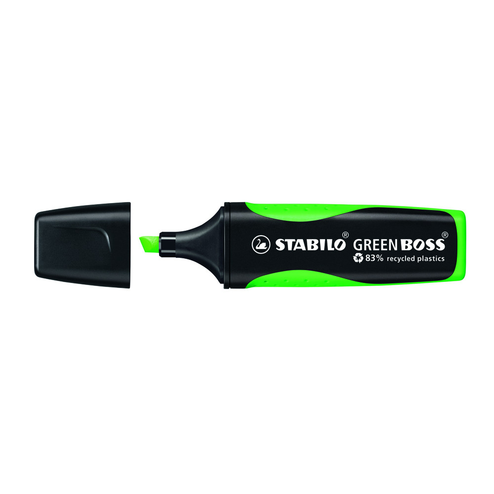 EVIDENZIATORE STABILO GREEN BOSS P.TA SCALPELLO 5,0MM