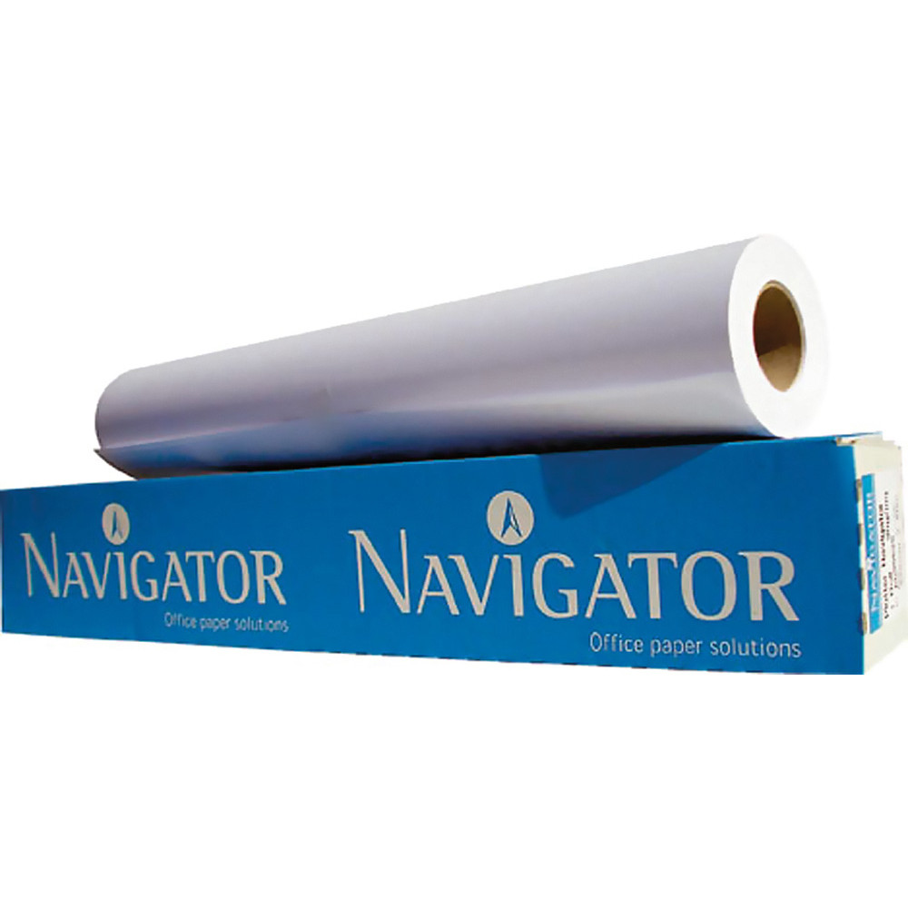 ROTOLO CARTA PLOTTER 62,5X50 80GR NAVIGATOR