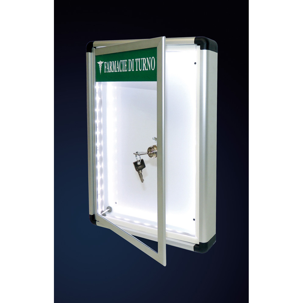 BACHECA ILLUMINATA LED A4 "FARMACIE DI TURNO"