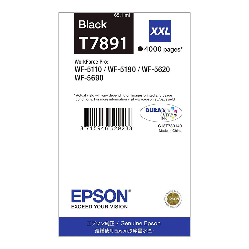 C13T789140 CARTUCCIA NERO EPSON SERIE T7891