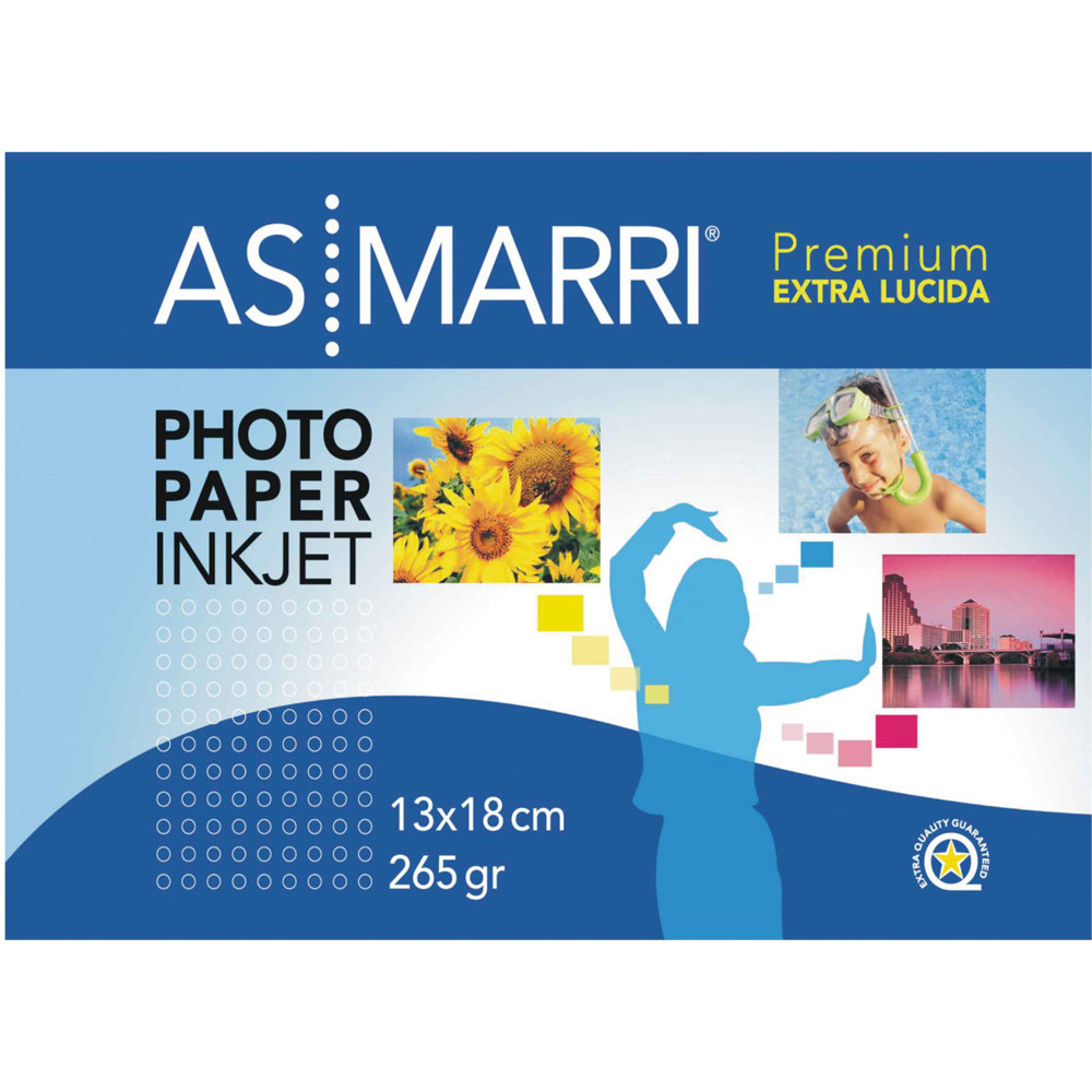 CARTA FOTOGRAFICA AS MARRI PREMIUM LUCIDA 270GR (CF.20FF)