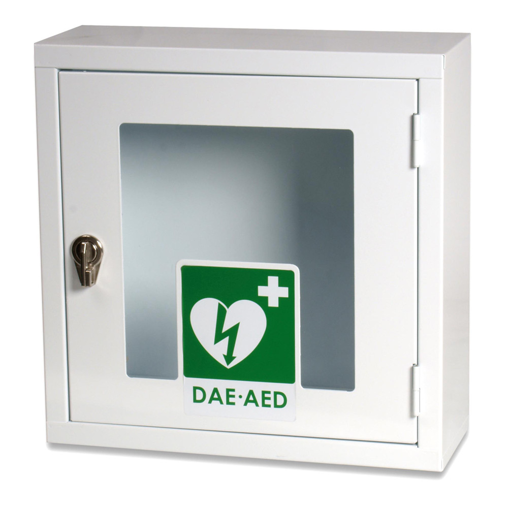 ARMADIETTO DA PARETE IN METALLO PER DEFIBRILLATOREL425xH452xP160