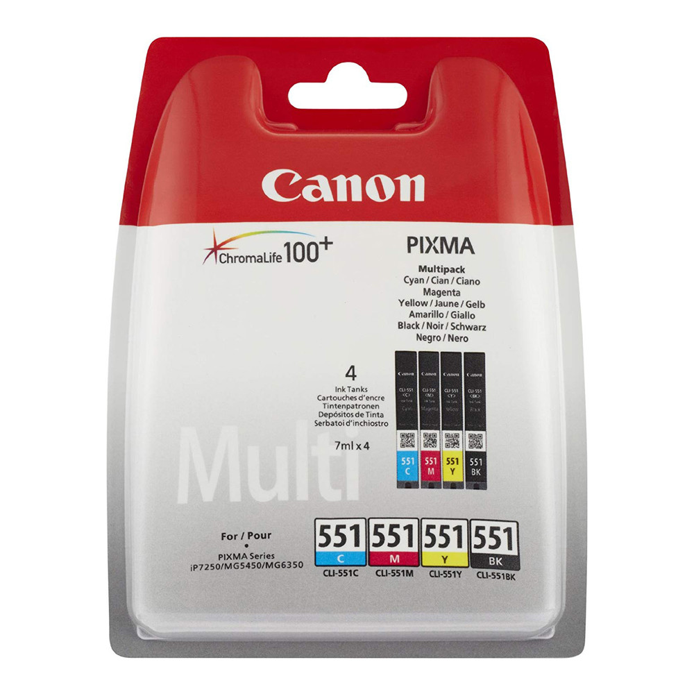 CLI-551 BLISTER CANON 4MLMG5450 6509B008