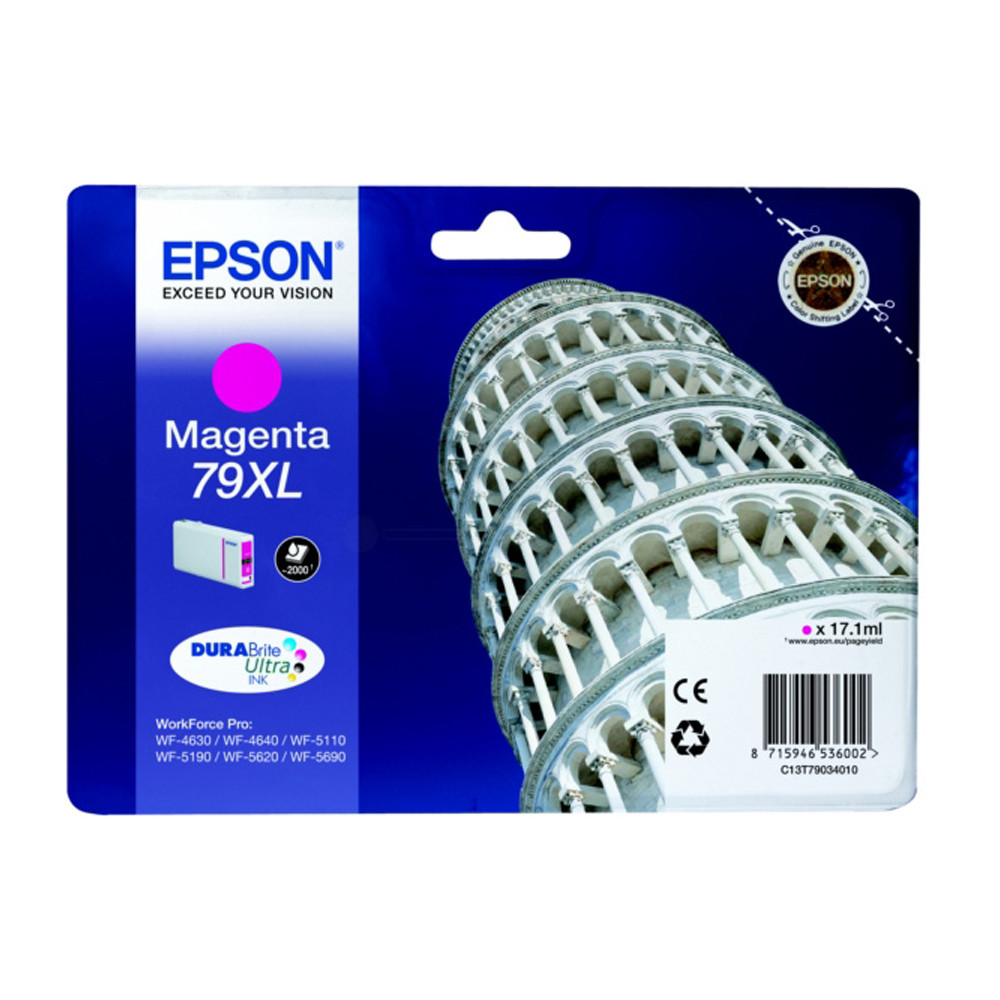 C13T75534N CARTUCCIA MAGENTA EPSON WF-8510DWF 8590