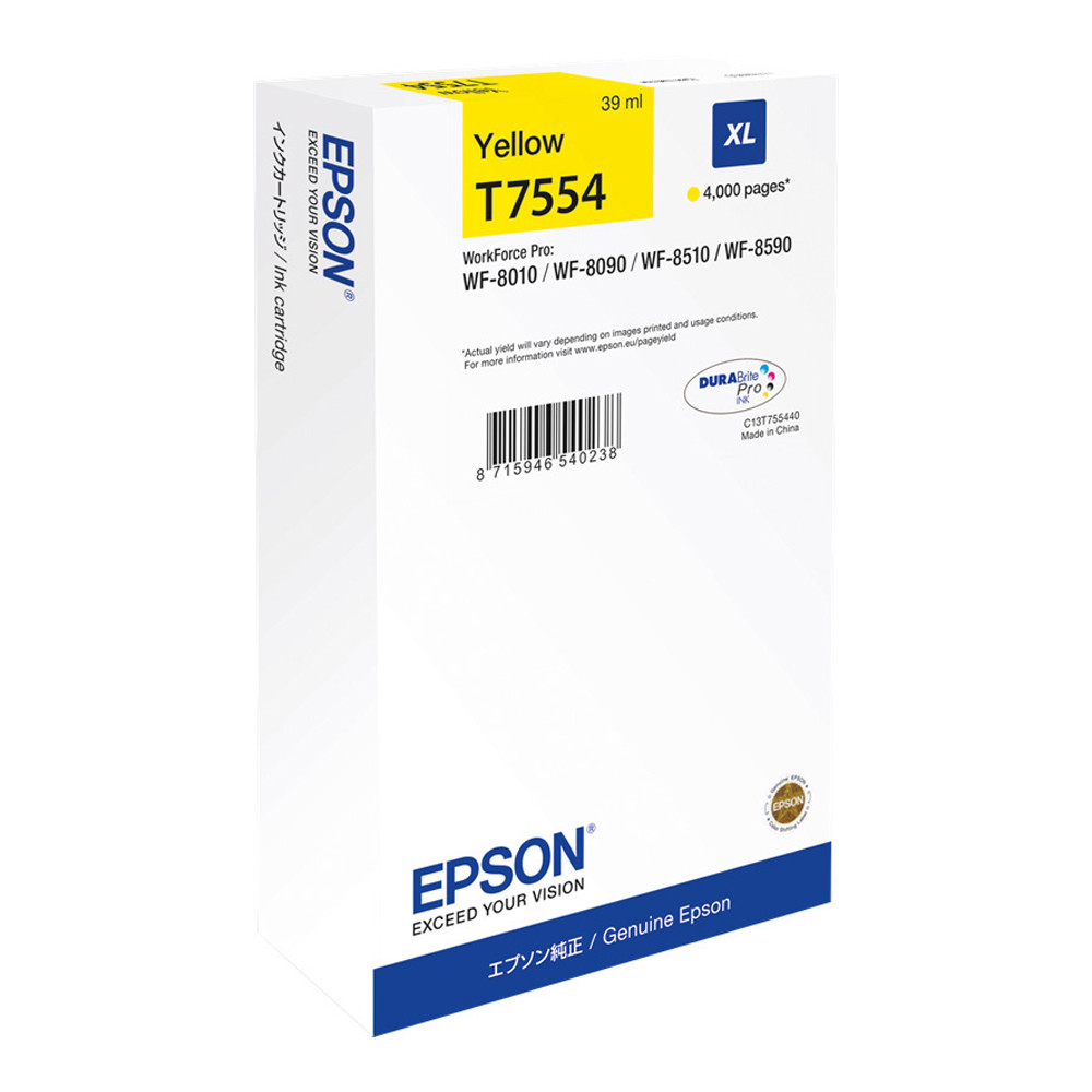 C13T75544N CARTUCCIA GIALLO EPSON WF-8510DWF 8590