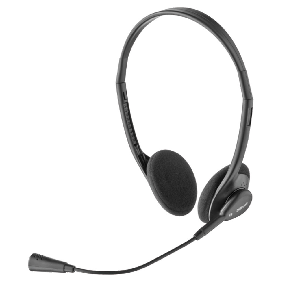 CUFFIE HEADSET CON MICROFONO TRUST JACK 3,5MM