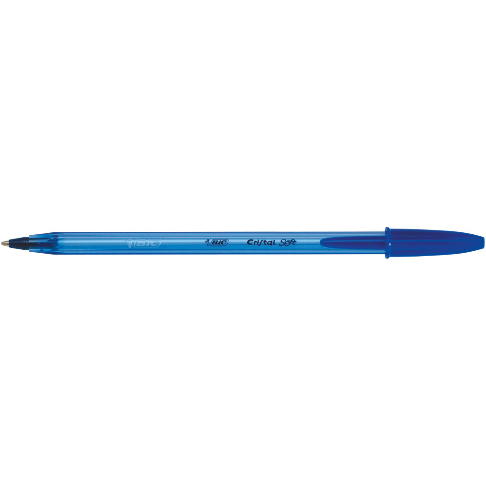 PENNA SFERA CAPPUCCIO BIC SOFT CRISTAL P.TA 1,2M