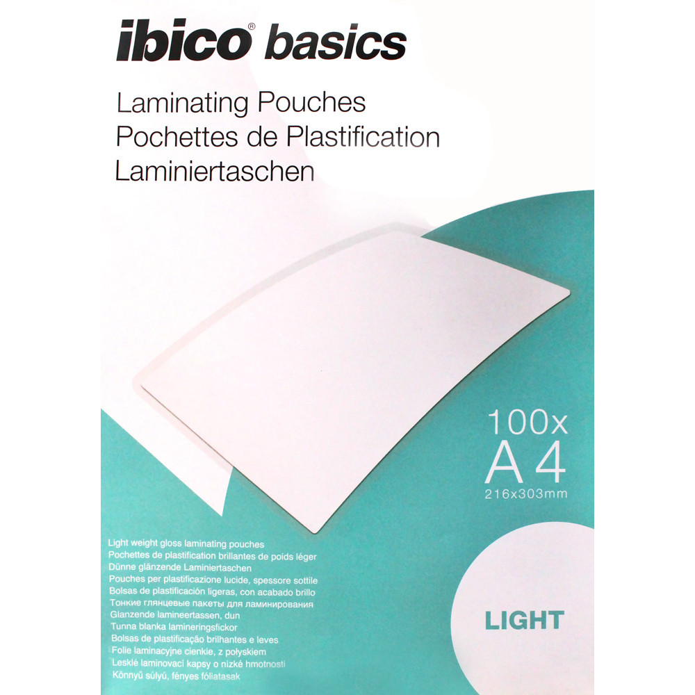 POUCHES X PLASTIF. IBICO A4 60 MY