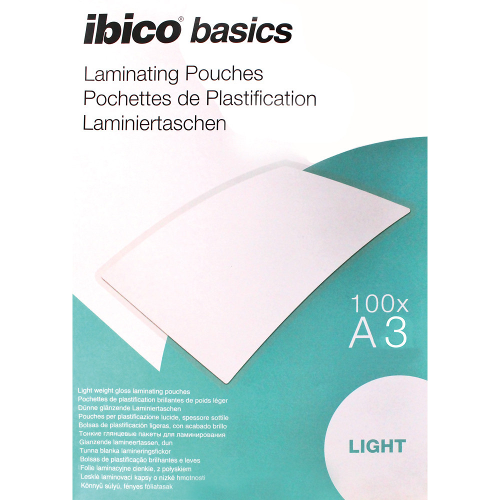 POUCHES X PLASTIF. IBICO A3 60 MY