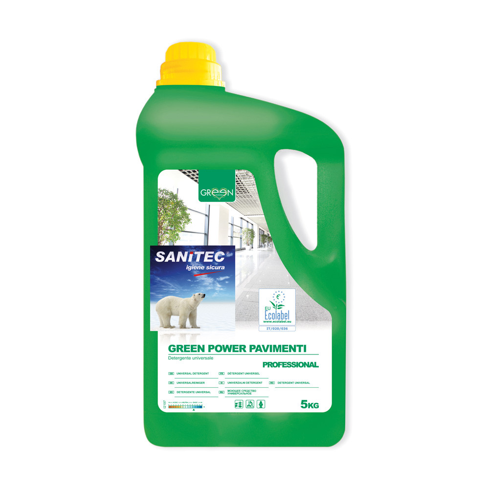 DETERGENTE PER PAVIMENTI GREEN POWER 5 KG