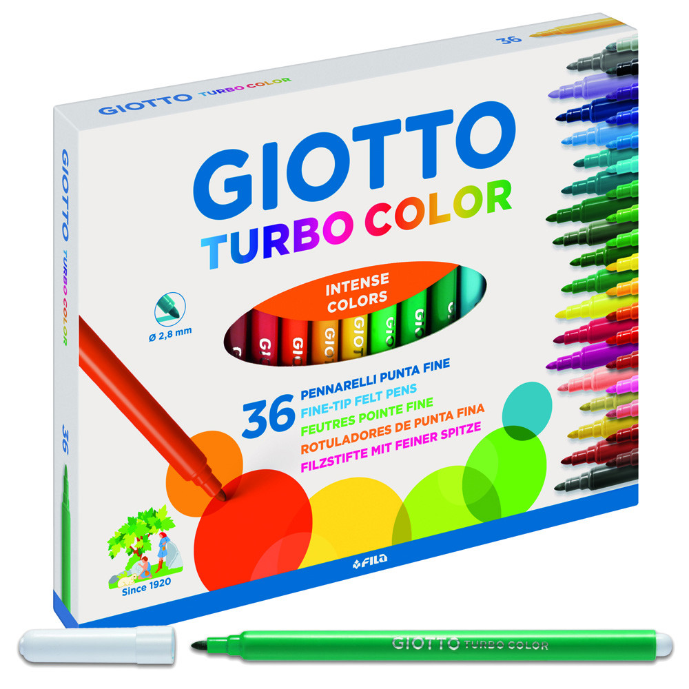 PENNARELLI GIOTTO TURBO COLOR P.TA FINE (CF.36PZ)