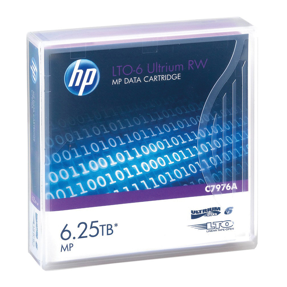 C7976A HP ULTRIUM LTO 6  RW 6,25 TB DATA CARTRIDGE