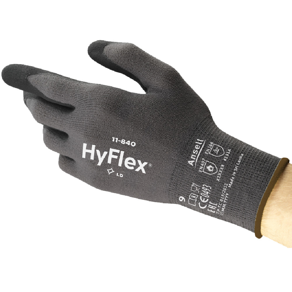 GUANTO ANSELL HYFLEX 11-840 NYLON/NITR 4131A