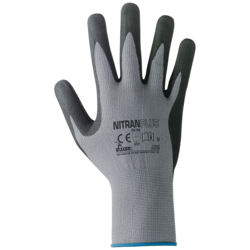 GUANTI NITRAN PLUS NYLON/NITRILE PUNTINATO