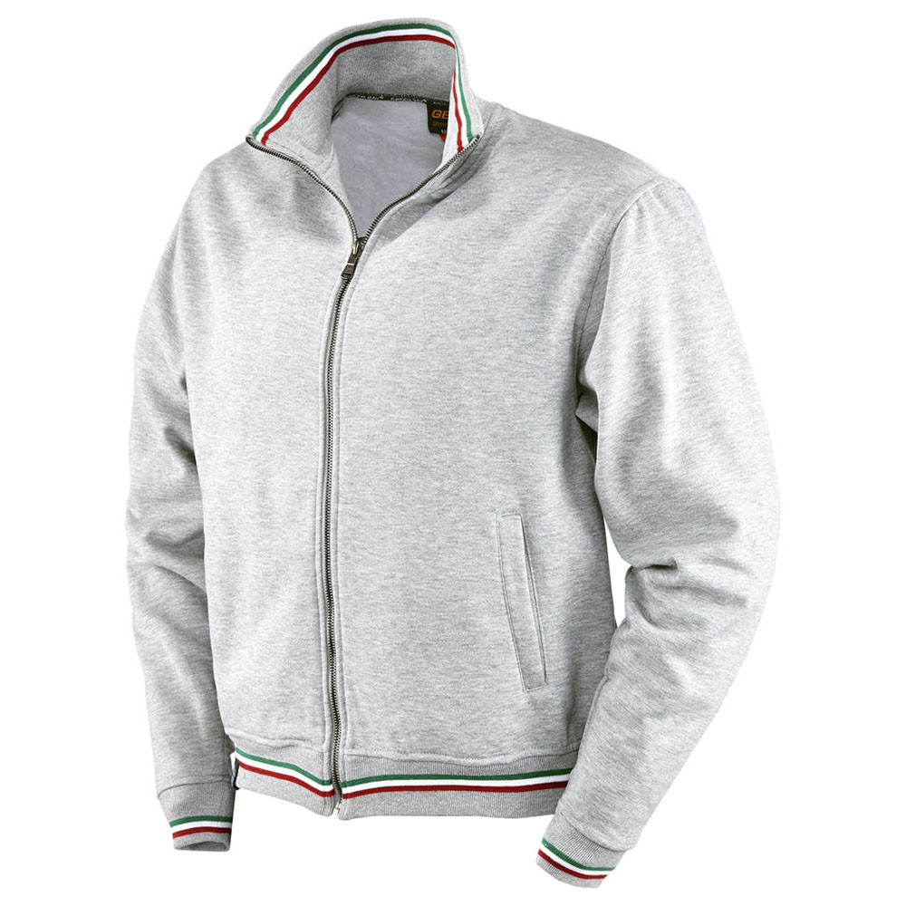 Felpa uomo cotone zip elasticizzata, Shop