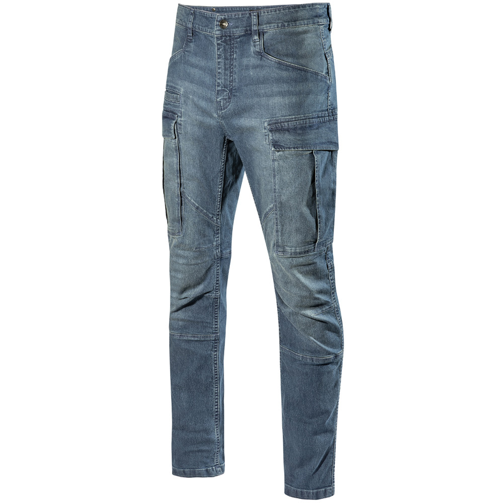 PANTALONE JEANS STRETCH STONE CARGO LIGHT