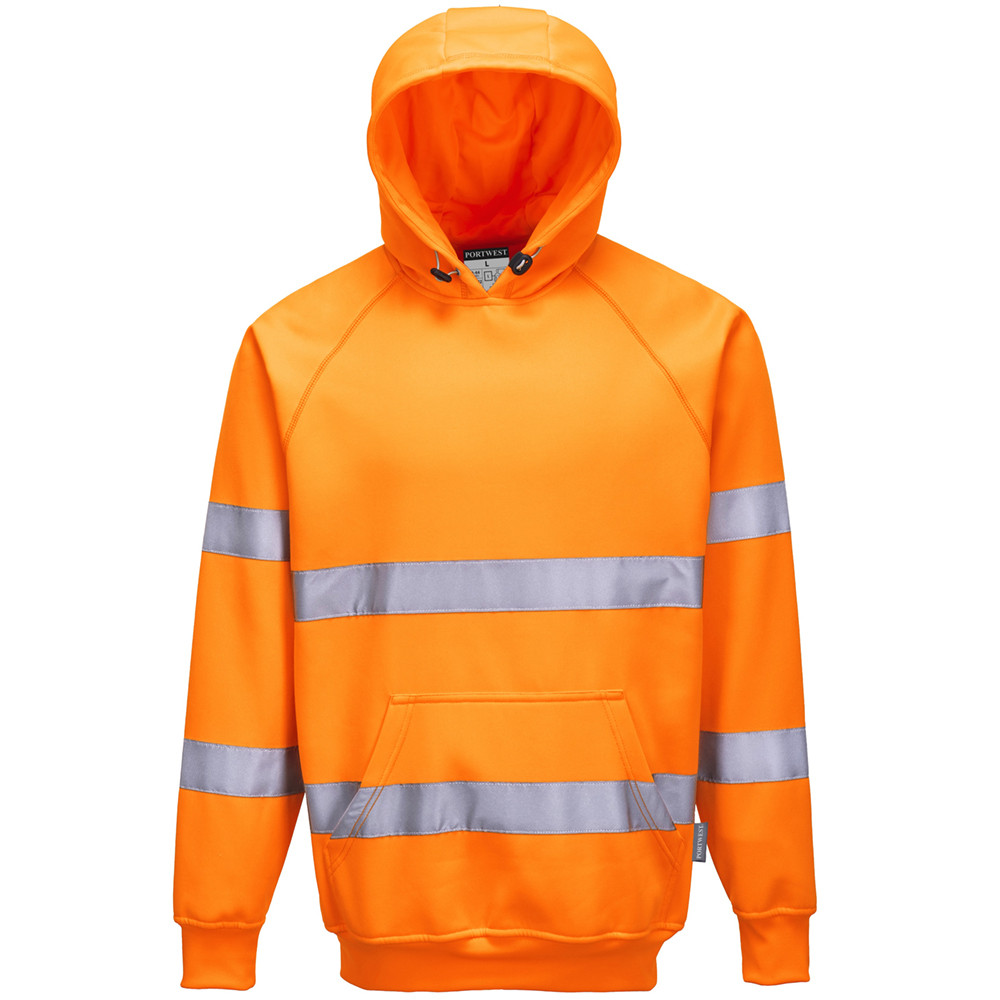 FELPA HI-VIS CON CAPPUCCIO