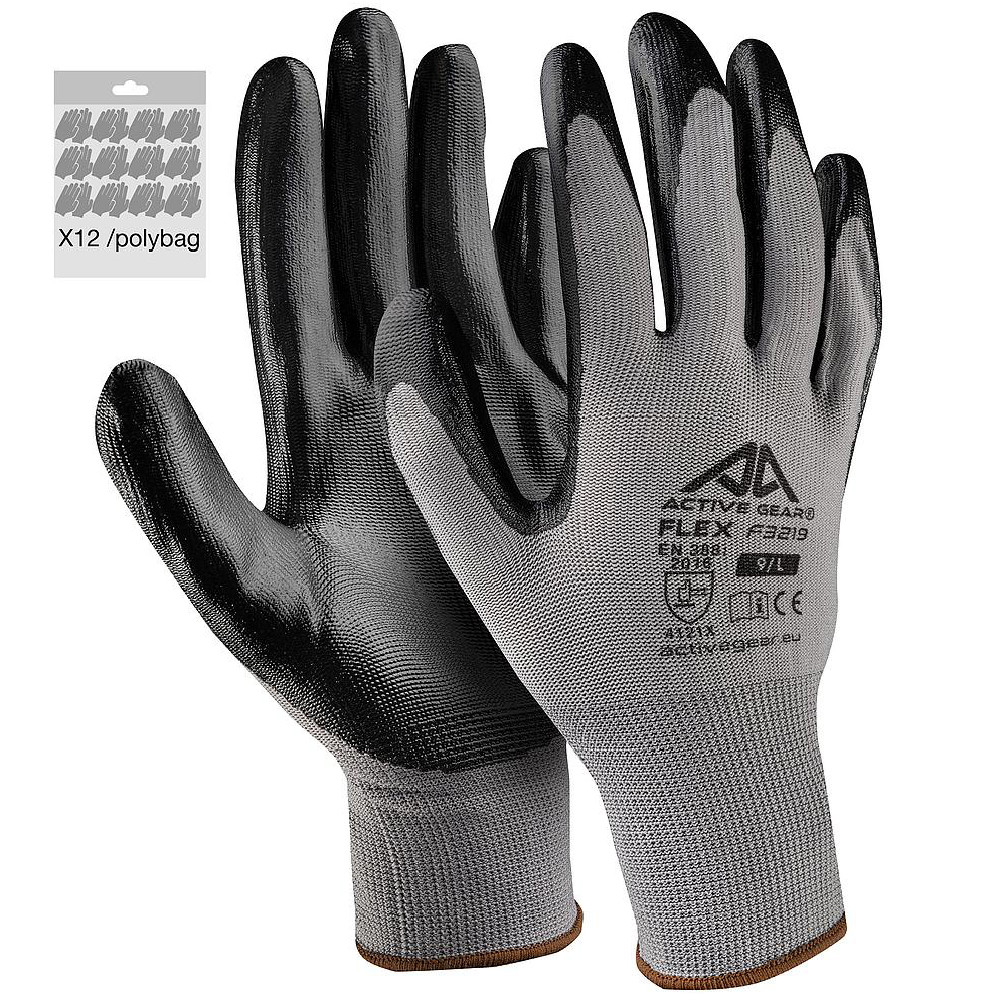 GUANTI ACTIVE GEAR FLEX F3220NP POL/NITRILE