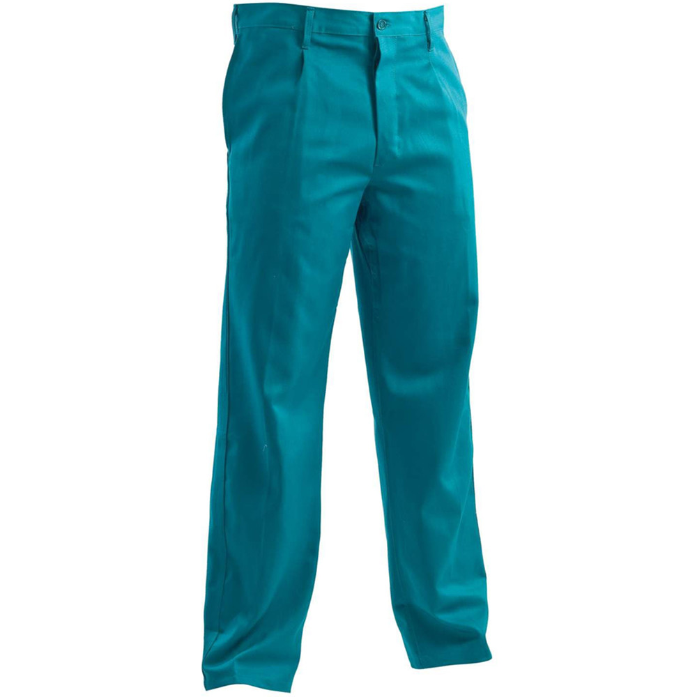 PANTALONE IGNIFUGO P&P 100% COTONE VERDE