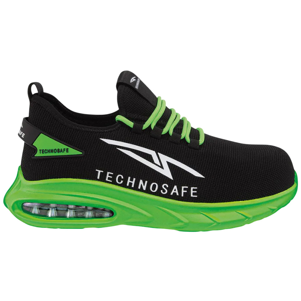 SCARPA TECHNOSAFE NEON BLACK GREEN S1PL FO SR